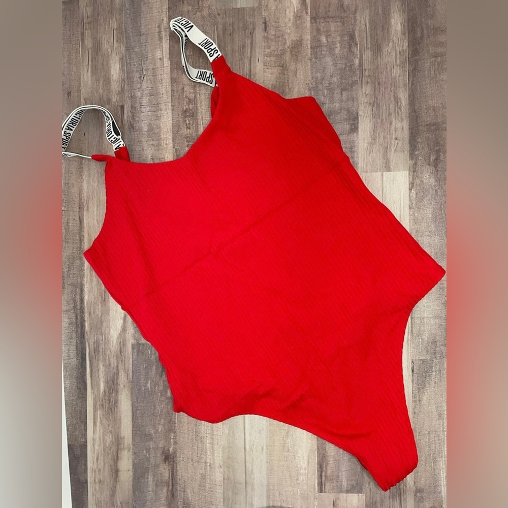 Victoria Sport Red Bodysuit